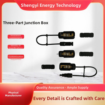 Τριμερες κουτί διακλαδώσεων φωτοβολταϊκών για υψηλής ισχύος παραγωγής, αδιάβροχο