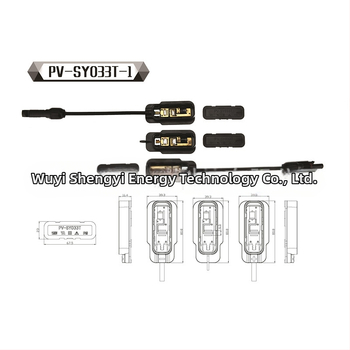 Τριμερες κουτί διακλαδώσεων φωτοβολταϊκών για υψηλής ισχύος παραγωγής, αδιάβροχο