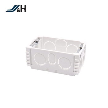 JH Skrytá krabica na stenu pre vypínač podľa austrálskeho štandardu s ochranou a vstupom káblov