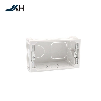JH Skrytá krabica na stenu pre vypínač podľa austrálskeho štandardu s ochranou a vstupom káblov