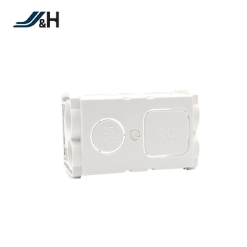 JH Skrytá krabica na stenu pre vypínač podľa austrálskeho štandardu s ochranou a vstupom káblov