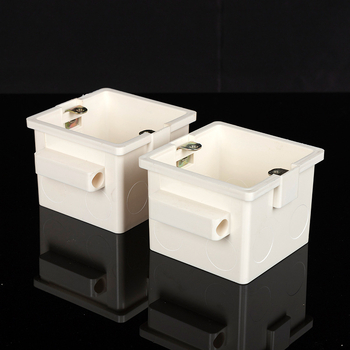 Cutie ascunsă pentru conectarea cablurilor, design îngroșat, pre-montată, din PVC, seria 60/70, filetată