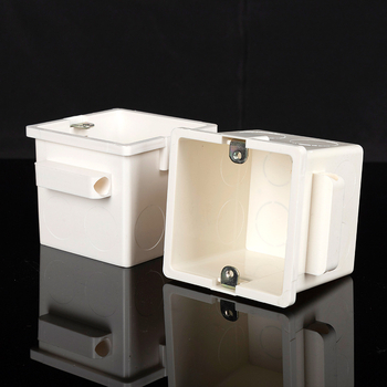 Cutie ascunsă pentru conectarea cablurilor, design îngroșat, pre-montată, din PVC, seria 60/70, filetată