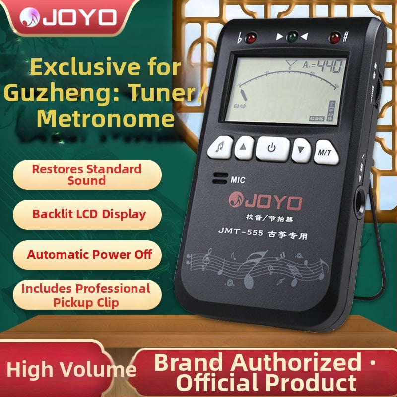 JOYO Guzheng hangoló – három az egyben hangolókészülék D/G/C/F/Bb/A