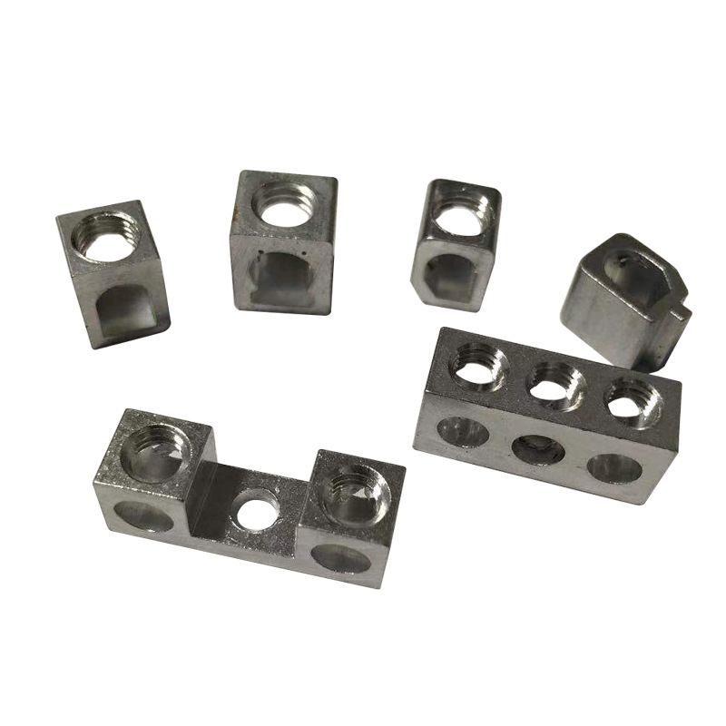 Едноредов заземителен меден шинен клемен блок — Uplift; серия: детайли по запитване; приложение: заземляща и нулева шина