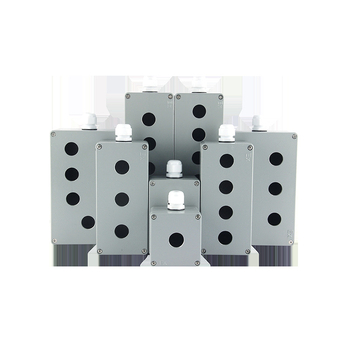 Metalna kutija za gumbe od lijevanog aluminija, vodootporna, otvor promjera 22 mm, kutija za terminalni prekidač, aluminijska legura, za vanjsku uporabu