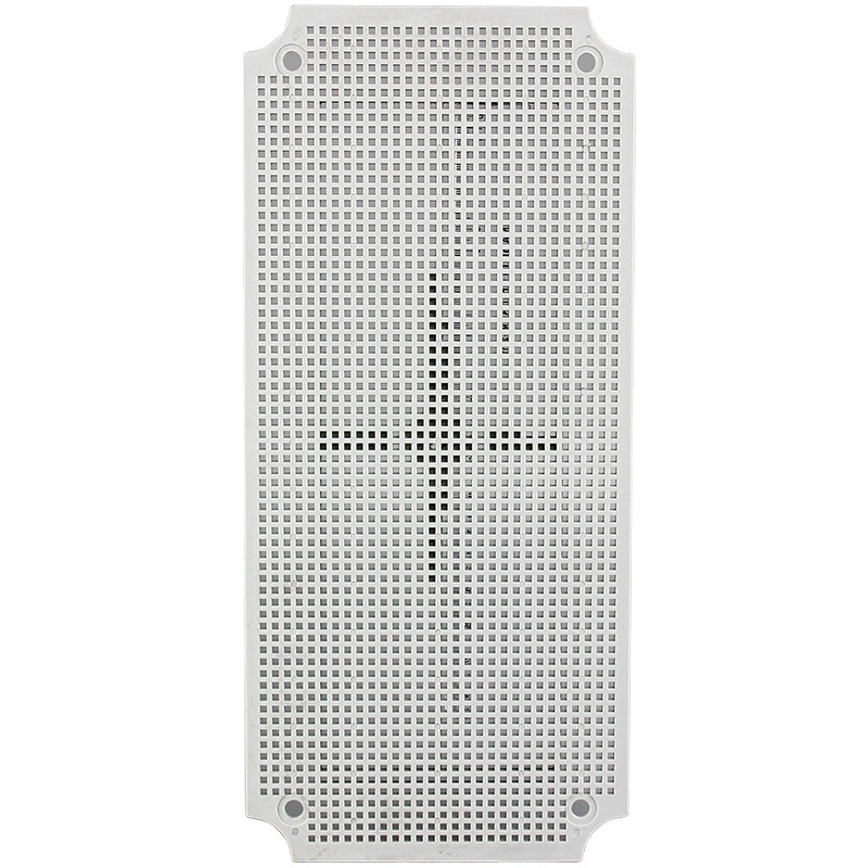 Placă inferioară impermeabilă pentru cutie de conexiuni cu accesorii din plasă, ABS plastic, pentru conexiuni de alimentare industriale