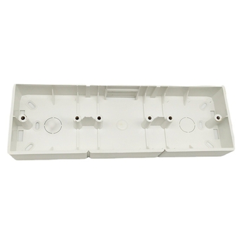 Κουτί σύνδεσης τύπου 86, τριών θέσεων, ενισχυμένο, ανθεκτικό στη φλόγα, καθολική ανοικτή θήκη για διακόπτη τοίχου και πρίζα