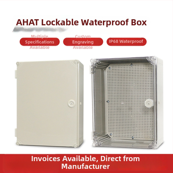 Zamykateľná vodotesná spojovacia skrinka s ABS plastovým puzdrom, určená pre vonkajšie použitie, tesná (Značka: Ruilian)