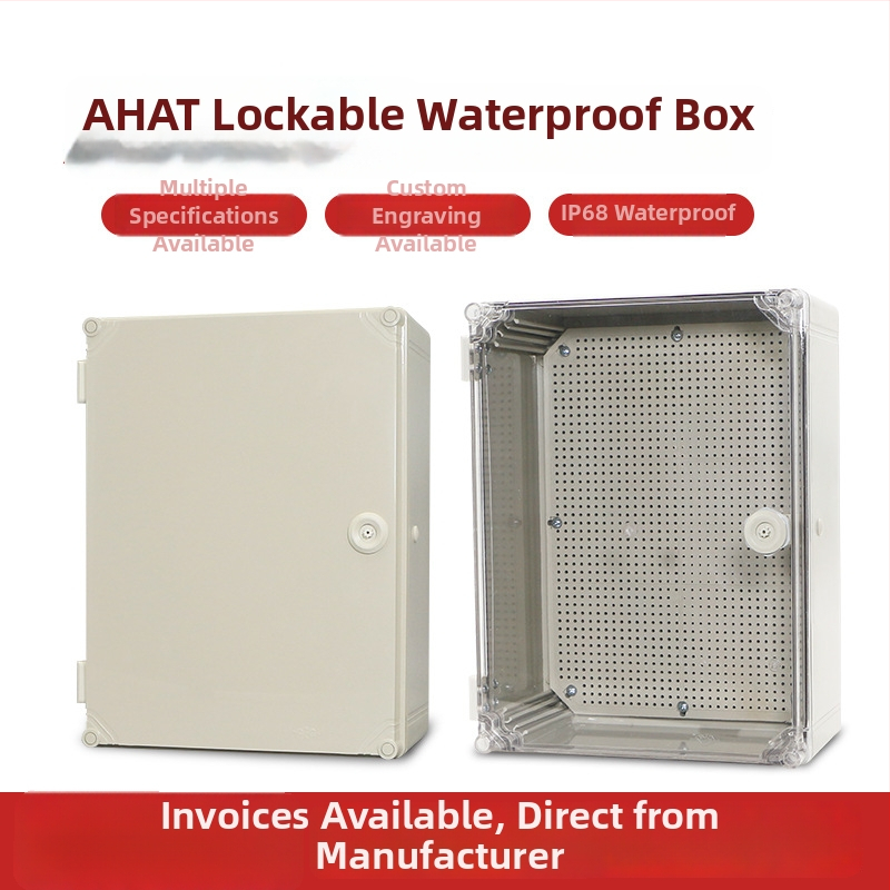 Zamykateľná vodotesná spojovacia skrinka s ABS plastovým puzdrom, určená pre vonkajšie použitie, tesná (Značka: Ruilian)