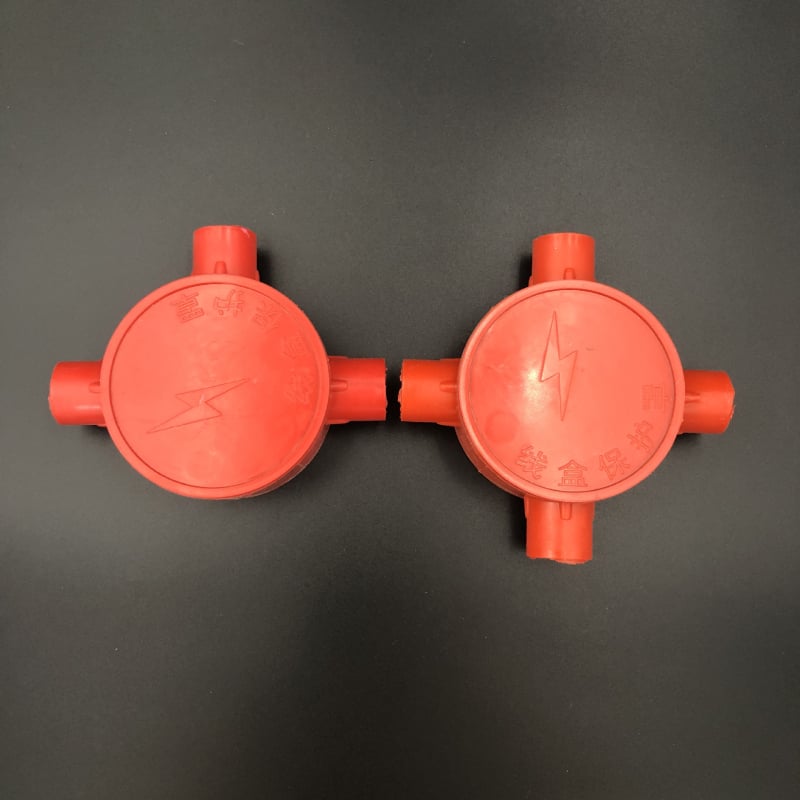PVC kutija za spajanje za površinski način ugradnje, električna serija, PVC poklopac, otvori 16/20/25/32 mm