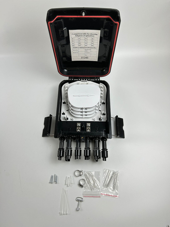 Cutie de distribuție a fibrei optice din ABS, pentru exterior, rezistentă la apă FTTH