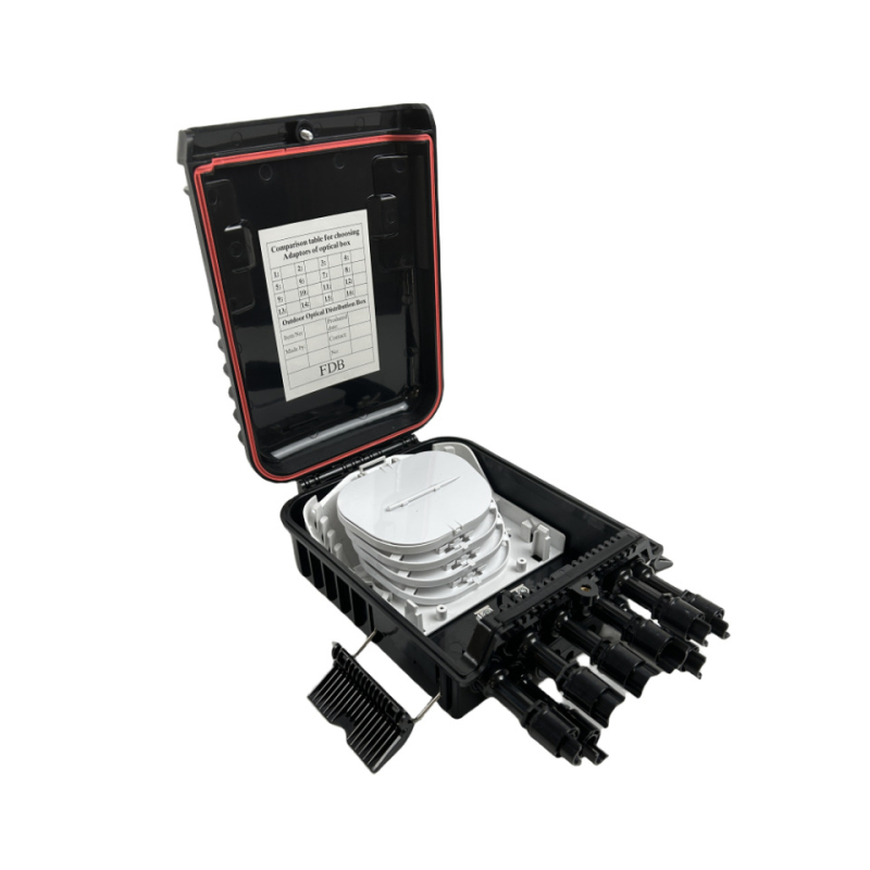 Cutie de distribuție a fibrei optice din ABS, pentru exterior, rezistentă la apă FTTH