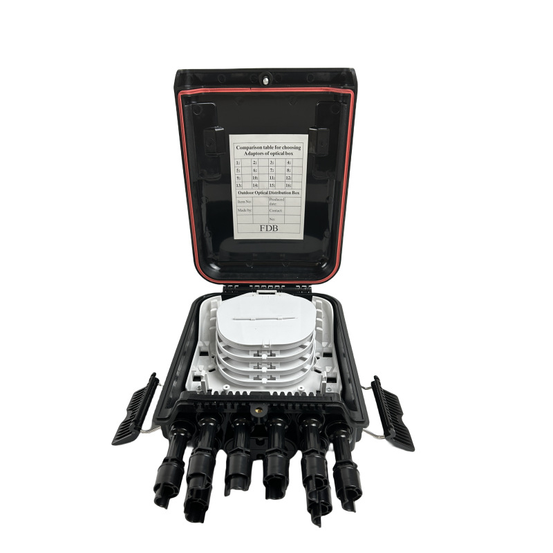 Cutie de distribuție a fibrei optice din ABS, pentru exterior, rezistentă la apă FTTH