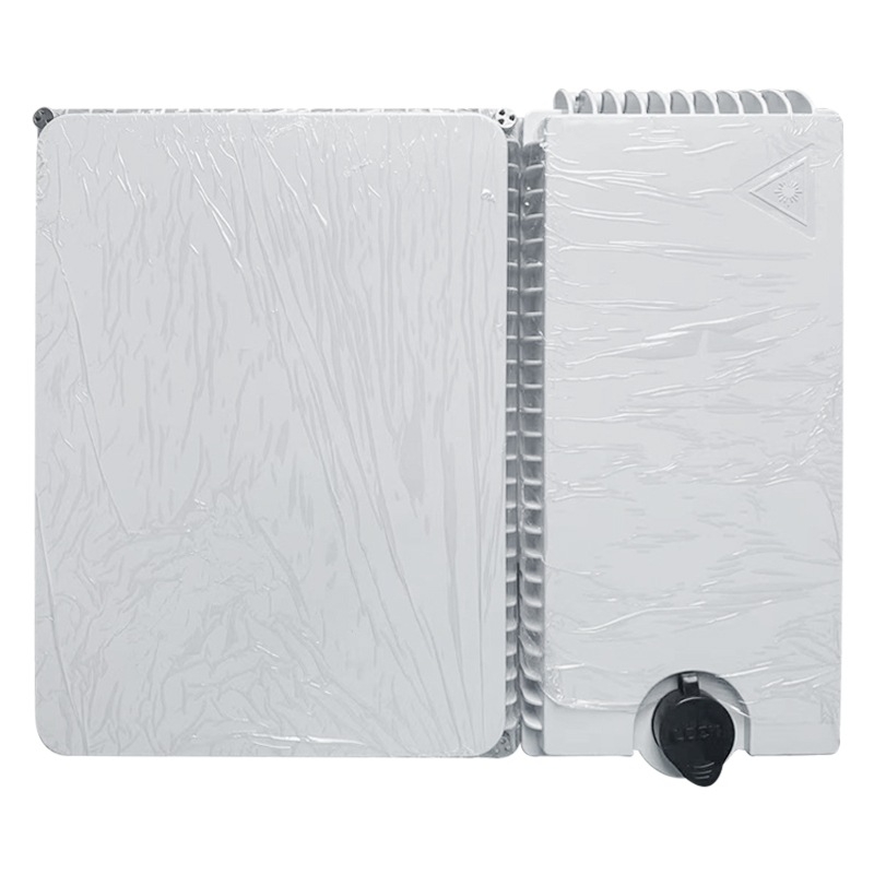 16-jadrová optická spojovacia skrinka, vodotesná IP56, telekomunikačná trieda, 3 vstupy 16 výstupov