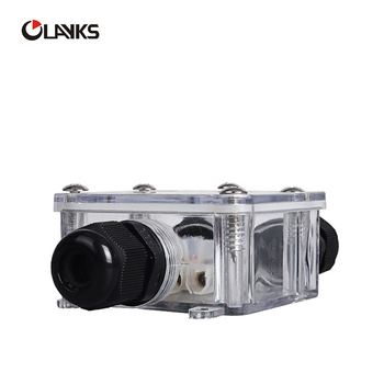 Кутия за свързване за мониторинг, IP68, външна пластмасова квадратна, водоустойчива, 4-пътна кабелна, J-wiring