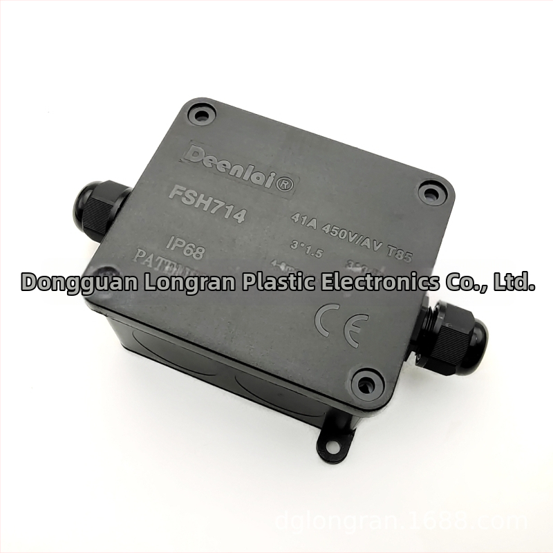 Longran IP68 vodotesné uzatvorené puzdro na napájací kábel pre vonkajšie podvodné osvetlenie, vhodné pre malé domáce spotrebiče