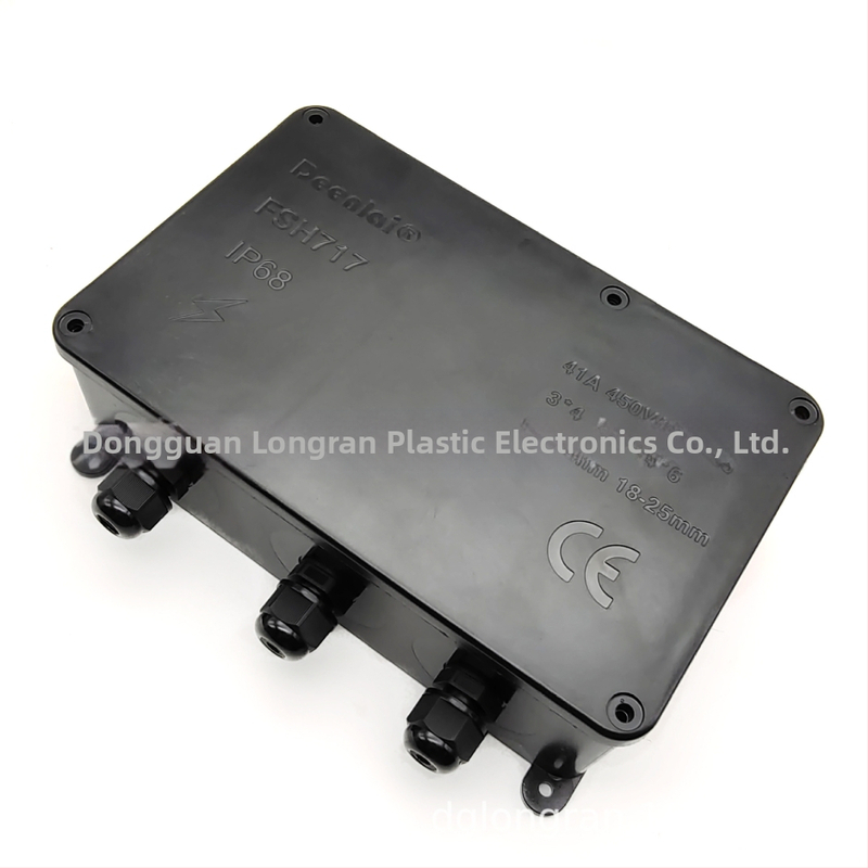 Longran IP68 vodotesné uzatvorené puzdro na napájací kábel pre vonkajšie podvodné osvetlenie, vhodné pre malé domáce spotrebiče