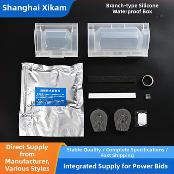 Podzemný vodotesný rozvodný spojovací box pre vonkajšie osvetlenie ulíc, rozvetvený typ, PC materiál