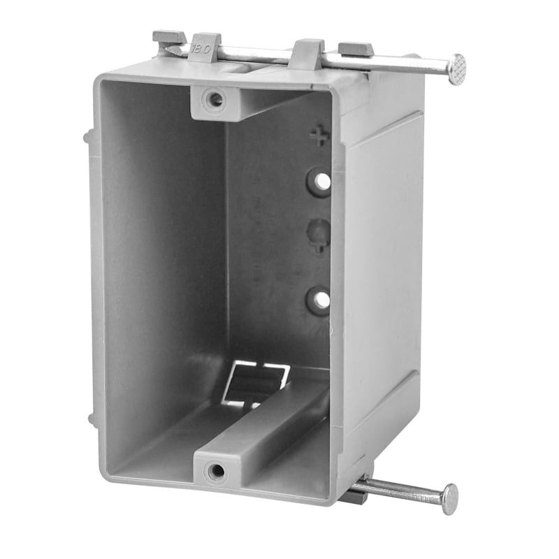 PLUGTUL кутия за захранване, сива, с монтажни отвори, обем 18 куб. (Марка: PLUGTUL; Корпус: PVC; Защита: водоустойчива)