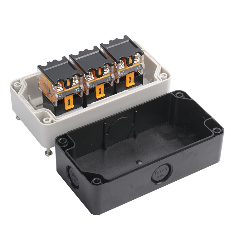 LA37 LA38 cutie de comutator cu buton, oprire de urgență, rezistentă la apă, lampă indicator