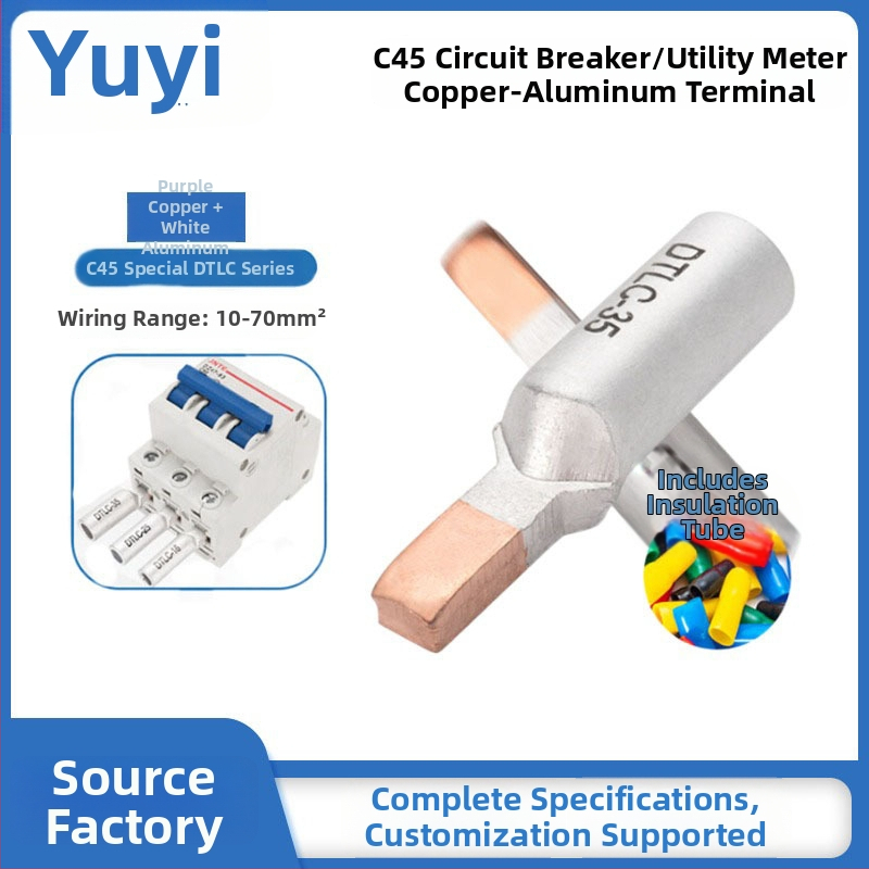 DTLC-25 Cu-Al pārejas dakšveidīga termināla adata alumīnija vadiem
