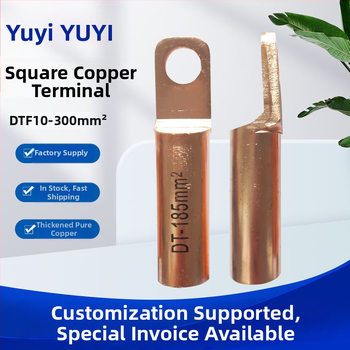 DTF10-300 Меден преходен терминал с квадратна глава, въздушно отворен, RoHS