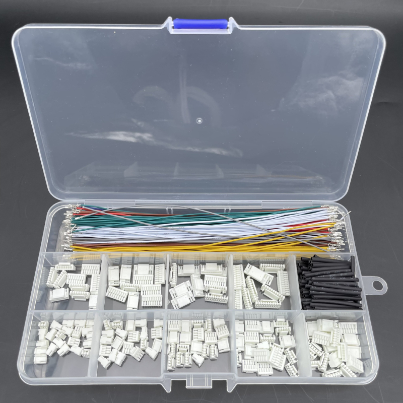 GH1.25 mm gumeno kućište priključka s zaključavajućim lamelnim kontaktom, 10 boja, kabel 28 AWG