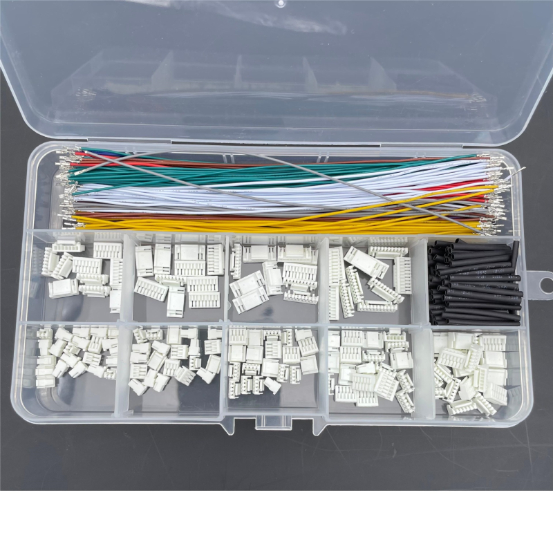 GH1.25 mm gumeno kućište priključka s zaključavajućim lamelnim kontaktom, 10 boja, kabel 28 AWG