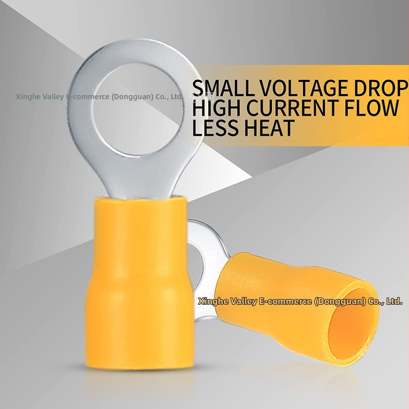 102 ks kruhového typu predizolované krimp terminály RV1.25/2/3.5/5.5 pre automobilovú elektroniku