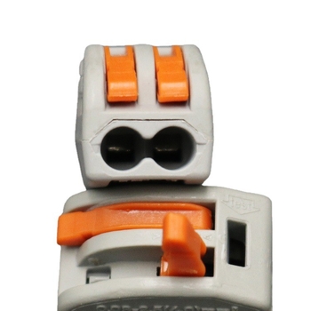 2-позиционен бърз свързващ терминал блок, 2 проводника, CH-212 (SPL-2)