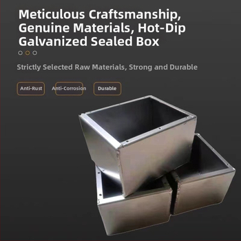 Σφραγισμένο Κουτί Σύνδεσης, Εκρηξιο-Ανθεκτικό και Αδιάβροχο, Γαλβανισμένο Μεταλλικό Κέλυφος με Σιδερένιο Καπάκι