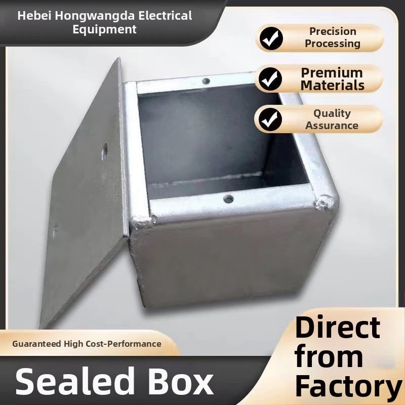 Σφραγισμένο Κουτί Σύνδεσης, Εκρηξιο-Ανθεκτικό και Αδιάβροχο, Γαλβανισμένο Μεταλλικό Κέλυφος με Σιδερένιο Καπάκι