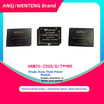 ANSJ Jaudas modulis HAW25-220S05/12/15/24/48B - Ievade 220V, Izejas 3.3V/5V/24V