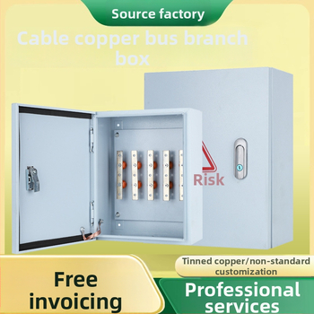 Κουτί χαλκού ράβδων διανομής JXF1, σταθερή εγκατάσταση, 4/5 κυκλώματα, 1 σειρά, 50 A