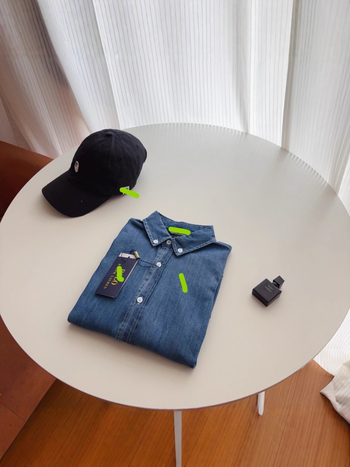 Detská rifľová košeľa s dlhými rukávmi, washed, 100% bavlna, karikatúrny vzor, 3–8 rokov