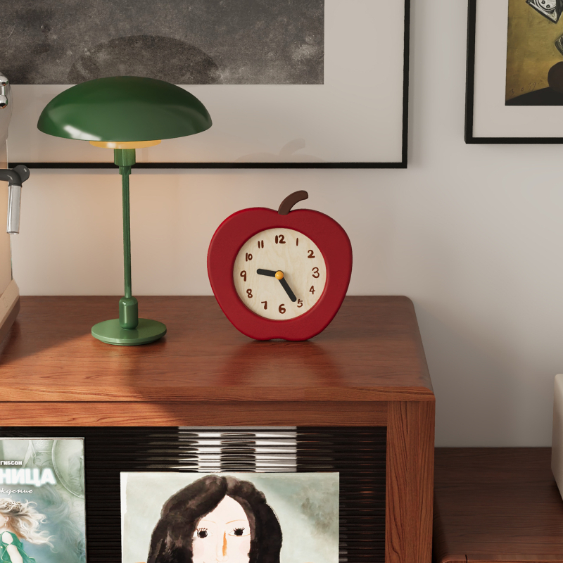 Nástenné hodiny s kvartzovým pohybom, batériové napájanie, ciferník z akrylu, drevený kryt, model 12888