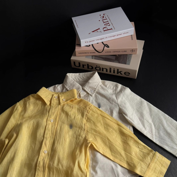 Dječja košulja s dugim rukavima - unisex, britanski stil, 50% pamuk, za uzrast 3–8 godina