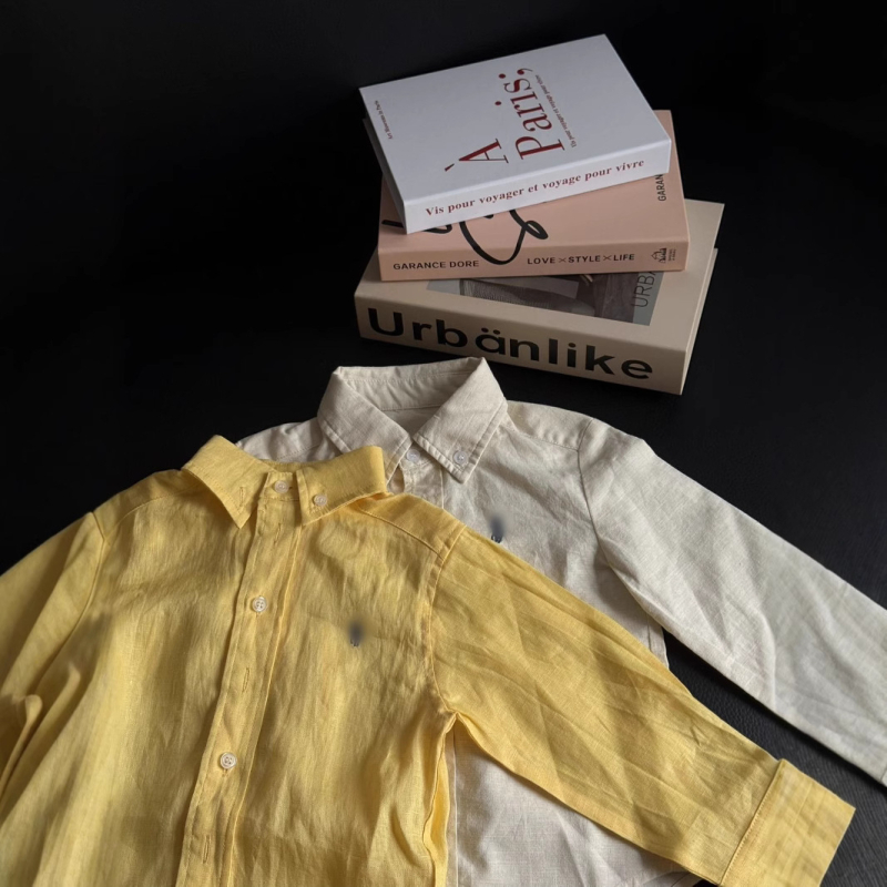 Dječja košulja s dugim rukavima - unisex, britanski stil, 50% pamuk, za uzrast 3–8 godina