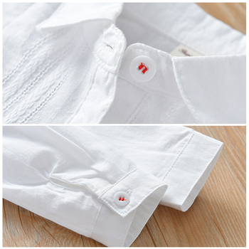 Dievčenské tričko Thepigbaby – kórejský štýl, dlhé rukávy, golier, 90% bavlna