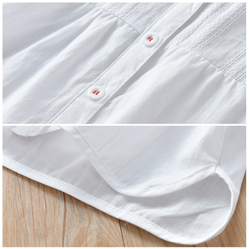 Dievčenské tričko Thepigbaby – kórejský štýl, dlhé rukávy, golier, 90% bavlna