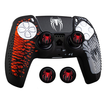 Θήκη χειριστηρίου Spider-Man για PS5, προστατευτική θήκη σιλικόνης για P5, καπάκι joystick, αυτοκόλλητο χειριστηρίου παιχνιδιών, dropshipping.
