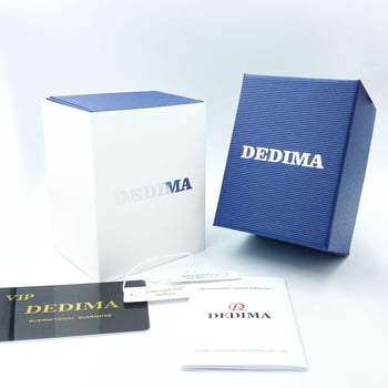 Detima PU τεχνητής δέρματος κουτί συσκευασίας ρολογιών με μαξιλαράκι, 200 τεμάχια ανά παρτίδα, δυνατή εκτύπωση λογοτύπου, δυνατότητα προσαρμογής, κυκλοφορία άνοιξη 2025