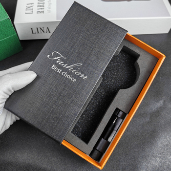 Cutie pentru ceasuri cu sertar, cutie pătrată de prezentare, logo personalizat, lot 500 buc., lansare primăvara 2025