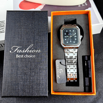 Cutie pentru ceasuri cu sertar, cutie pătrată de prezentare, logo personalizat, lot 500 buc., lansare primăvara 2025