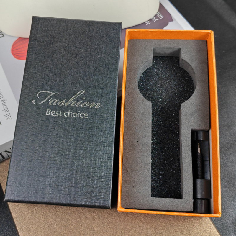 Cutie pentru ceasuri cu sertar, cutie pătrată de prezentare, logo personalizat, lot 500 buc., lansare primăvara 2025