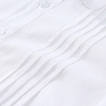 Detská unisex košeľa, V-krk, dlhé rukávy, 100% bavlna, pre deti od 8 rokov