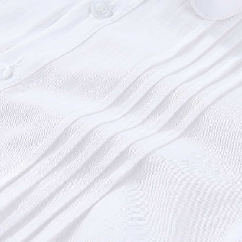 Detská unisex košeľa, V-krk, dlhé rukávy, 100% bavlna, pre deti od 8 rokov