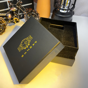 Cutie cadou pentru ceas Tank, cutie pătrată originală, 30 buc., imprimare siglă indisponibilă, primăvara 2024