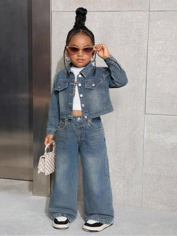 Jachetă pentru copii din bumbac, streetwear, fără glugă, 98% bumbac, pentru vârsta 3–8 ani, toamna 2025